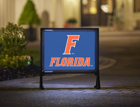 Florida F Mark Blue Yardsy Sign