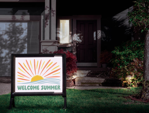 Welcome Summer Yardsy Sign