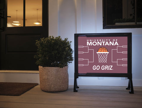 Montana Basketball Yardsy Sign