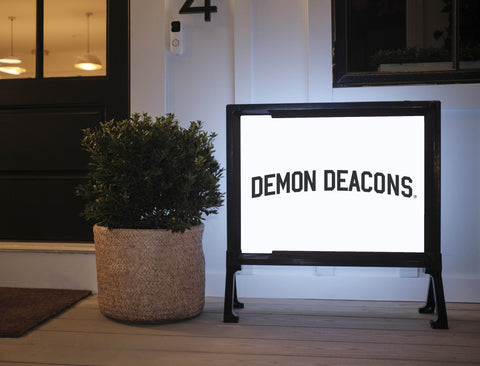 Demon Deacons White Yardsy Sign