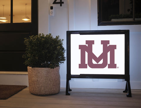 Montana UM White Yardsy Sign