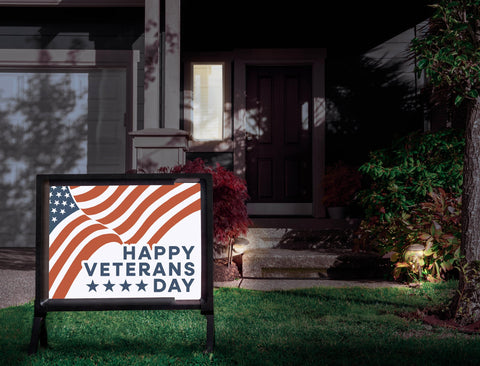 Happy Veterans Day Yardsy Sign