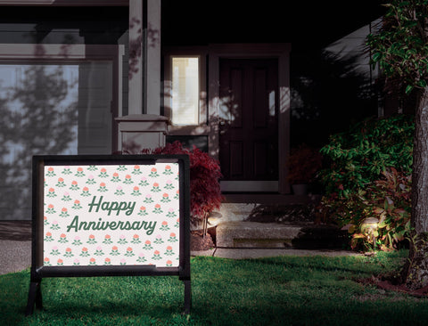 Happy Anniversary Yardsy Sign