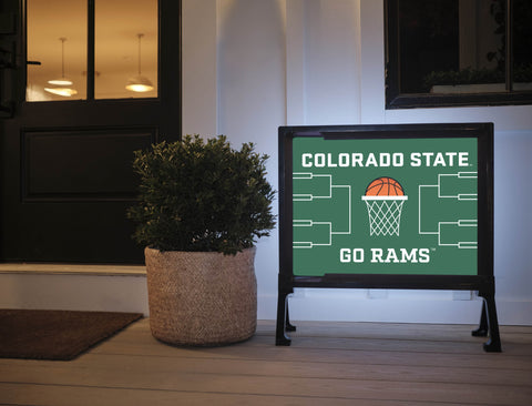 Colorado State Basketball Yardsy Sign