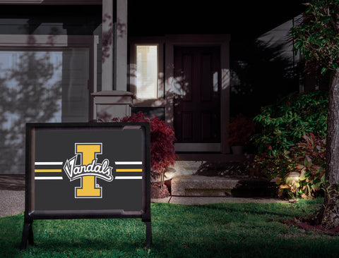 University of Idaho Vandals Black Yardsy Sign