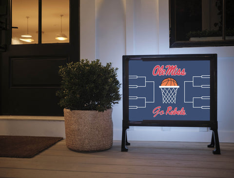 Ole Miss Basketball Yardsy Sign