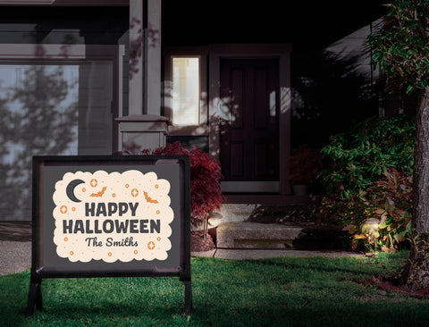 Happy Halloween Night Custom Yardsy Sign