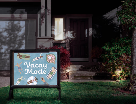 Vacay Mode Yardsy Sign