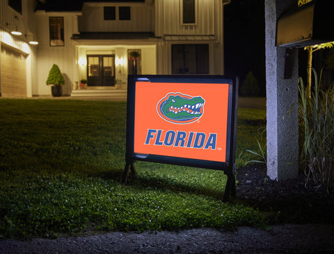 Florida Gator Mark Orange Yardsy Sign
