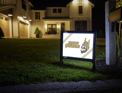 University of Idaho Vandals Mascot White Yardsy Sign
