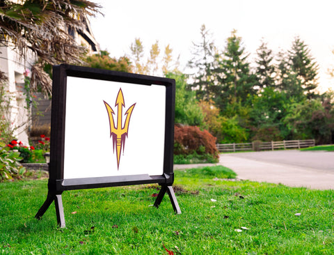 Arizona State Trident White Yardsy Sign