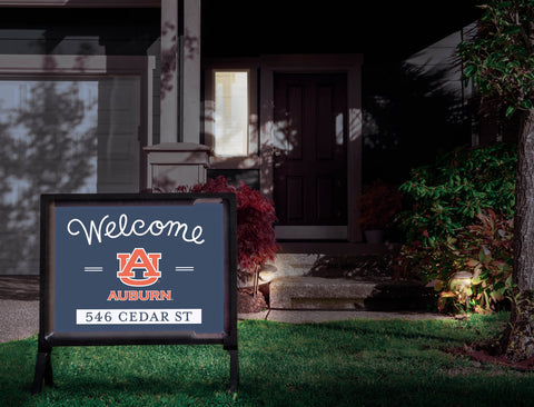 Welcome Auburn Custom Yardsy Sign