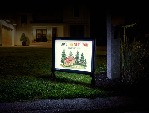 Love Thy Neighbor Yardsy Sign