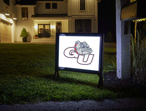 Gonzaga GU Bulldog White Yardsy Sign