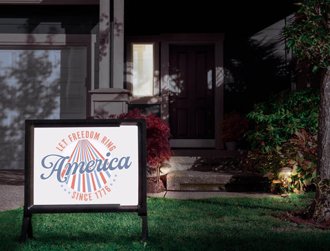 America Emblem Yardsy Sign