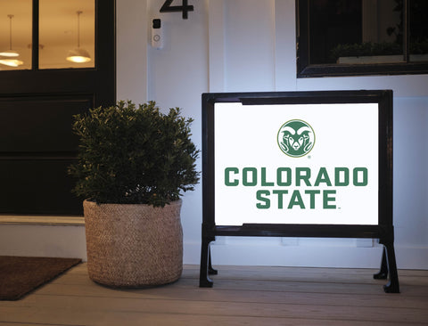 Colorado State White Yardsy Sign