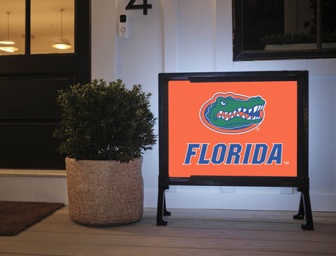 Florida Gator Mark Orange Yardsy Sign