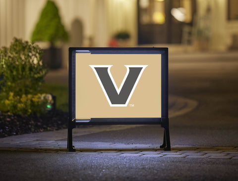 Vanderbilt University Athletic Mark Gold Yardsy Sign