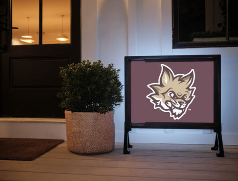 Texas State Boko Mascot Maroon Yardsy Sign