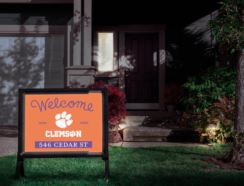 Welcome Clemson Custom Yardsy Sign