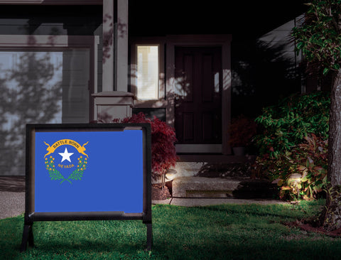 Nevada State Flag Yardsy Sign