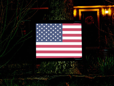 USA Flag Yardsy Sign