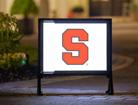 Syracuse University S White Yardsy Sign