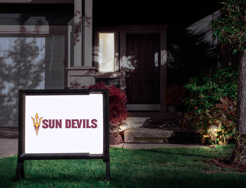 Arizona State Sun Devils Trident White Yardsy Sign
