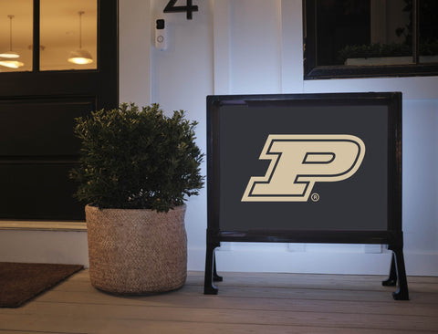 Purdue P Black Gold Yardsy Sign