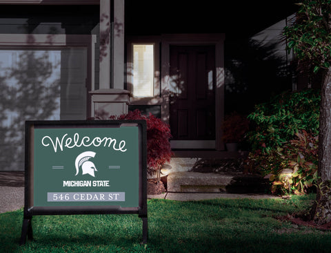 Welcome Michigan State Custom Yardsy Sign