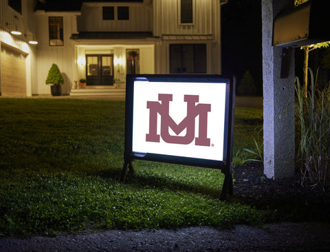 Montana UM White Yardsy Sign