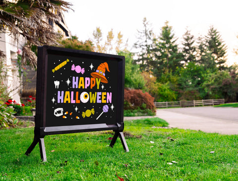 Happy Halloween Candy Yardsy Sign