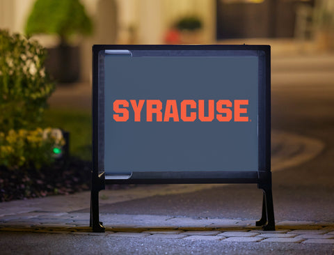 Syracuse University Blue Yardsy Sign