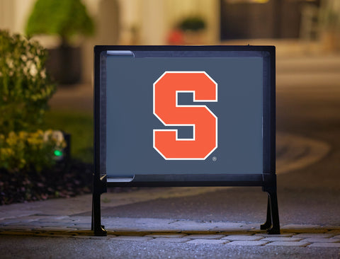 Syracuse University S Blue Yardsy Sign