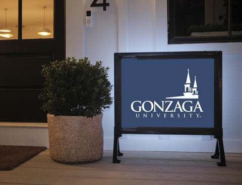 Gonzaga University Institutional Mark Blue Yardsy Sign