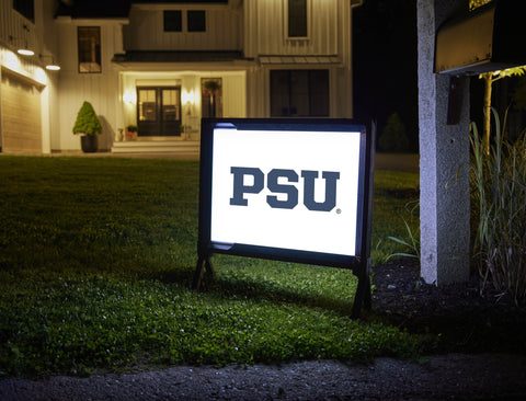 Penn State PSU White Yardsy Sign