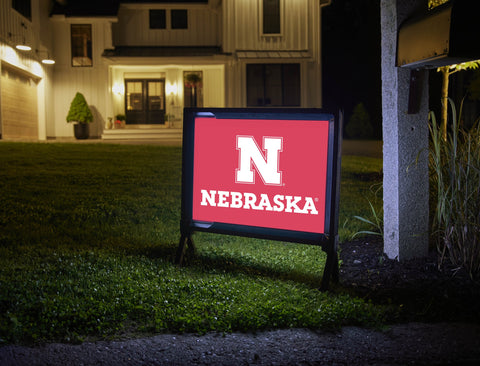 Nebraska N Mark Red Yardsy Sign