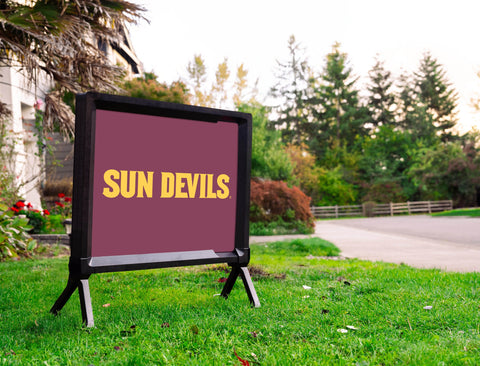 Arizona State Sun Devils Maroon Yardsy Sign