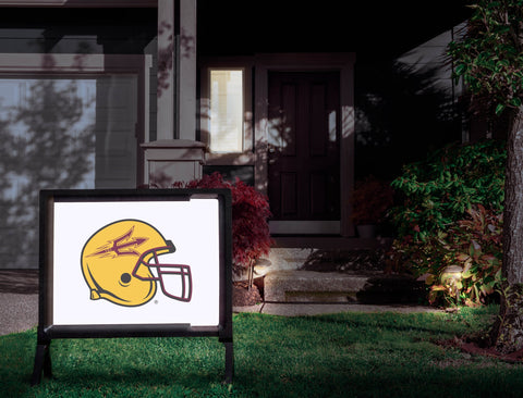 Arizona State Gold Helmet White Yardsy Sign