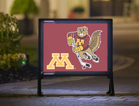 Minnesota Goldy Hockey Yardsy Sign