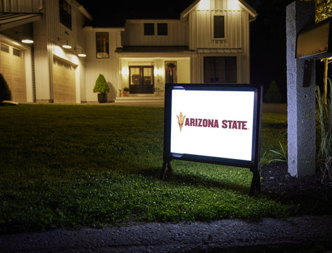 Arizona State Trident White Yardsy Sign