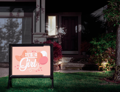 Its A Girl Yardsy Sign