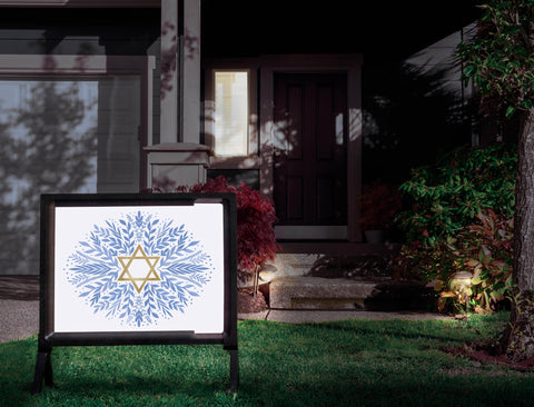 Star Of David Yardsy Sign