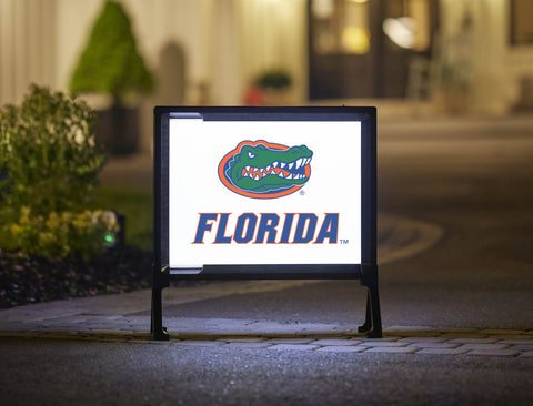Florida Gator Mark White Yardsy Sign
