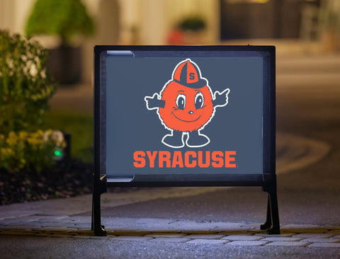 Syracuse University Mascot Blue Yardsy Sign