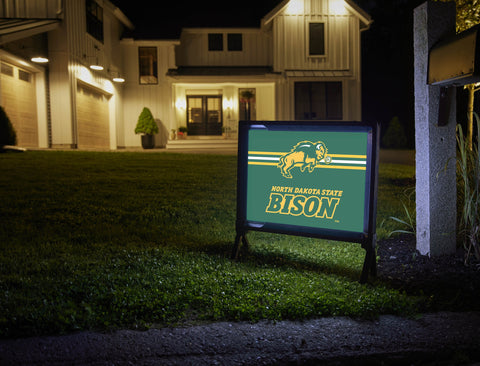 North Dakota State Bison Green Yardsy Sign