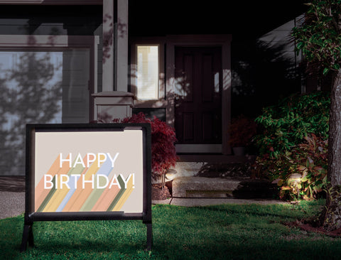 Happy Birthday Yardsy Sign