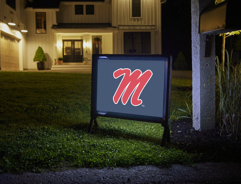 Mississippi M Mark Navy Yardsy Sign
