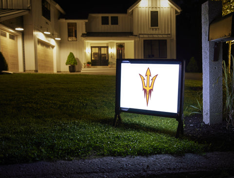 Arizona State Trident White Yardsy Sign