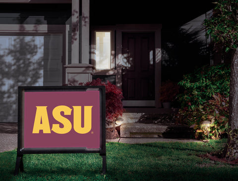 Arizona State ASU Maroon Yardsy Sign
